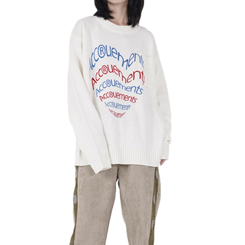CH Lettered Heart Sweater