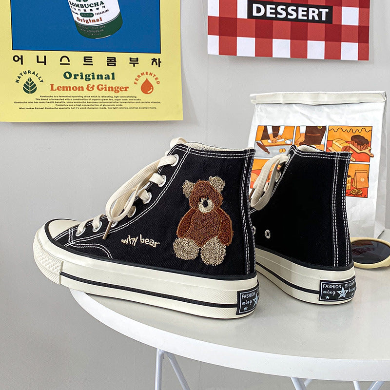CH Teddy Bear Canvas Shoes