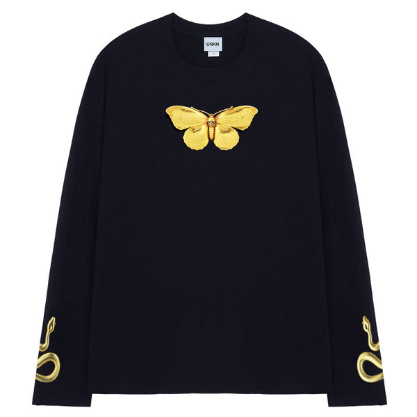 Golden Butterfly Long Sleeve Shirt