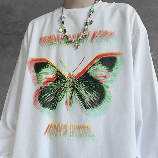 CH Fuzzy Butterfly Sweatshirt