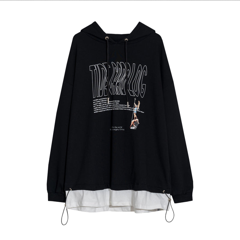 CH High Street Fake Two Pieces Hoodies