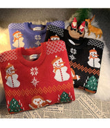 CH Vintage Xmas Pattern Knitted Sweater