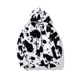 CH Cow-Pattern Full-Zip Hoodies