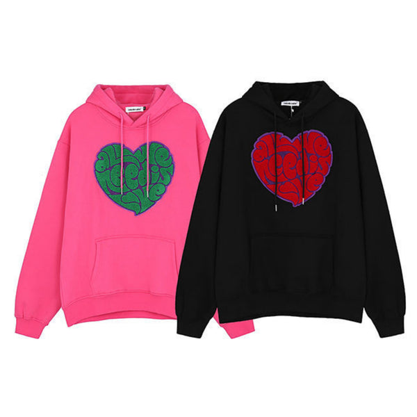 CH Embroidery Heart Hoodie