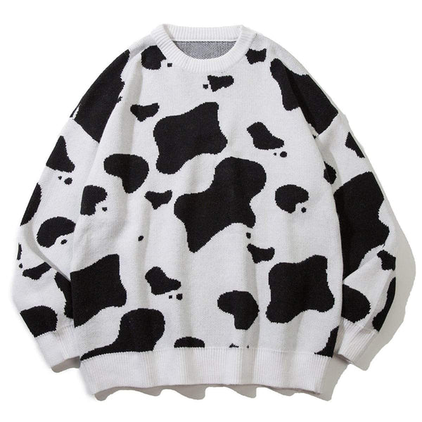 CH Cow-Pattern Sweater