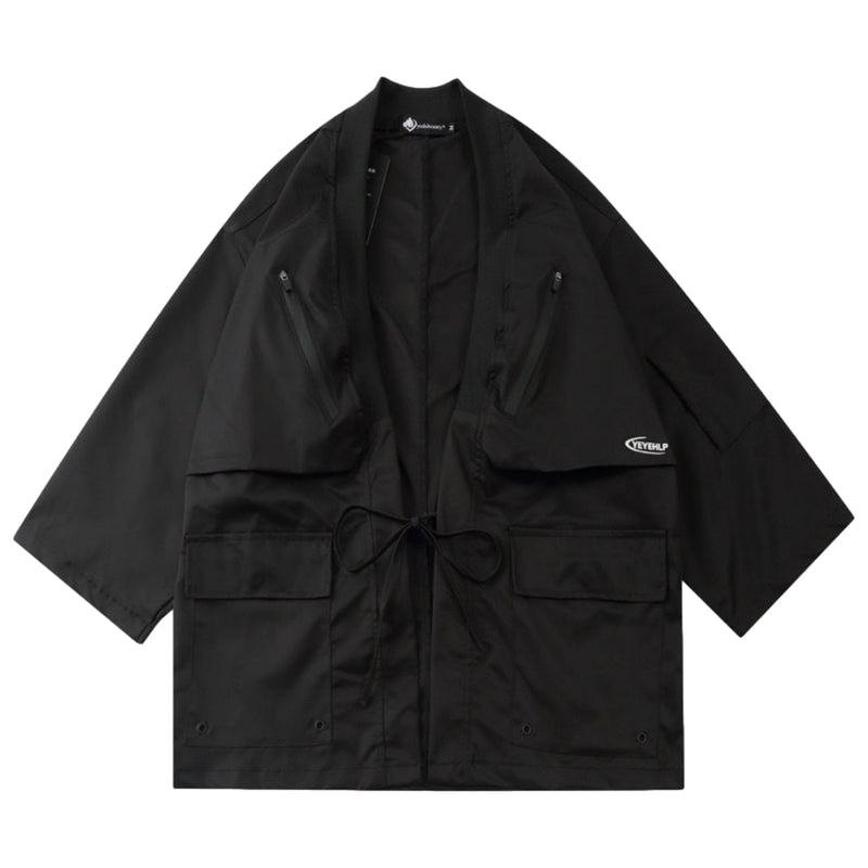 CH NEV Dark  Multi-pocket Half Sleeve Jacket