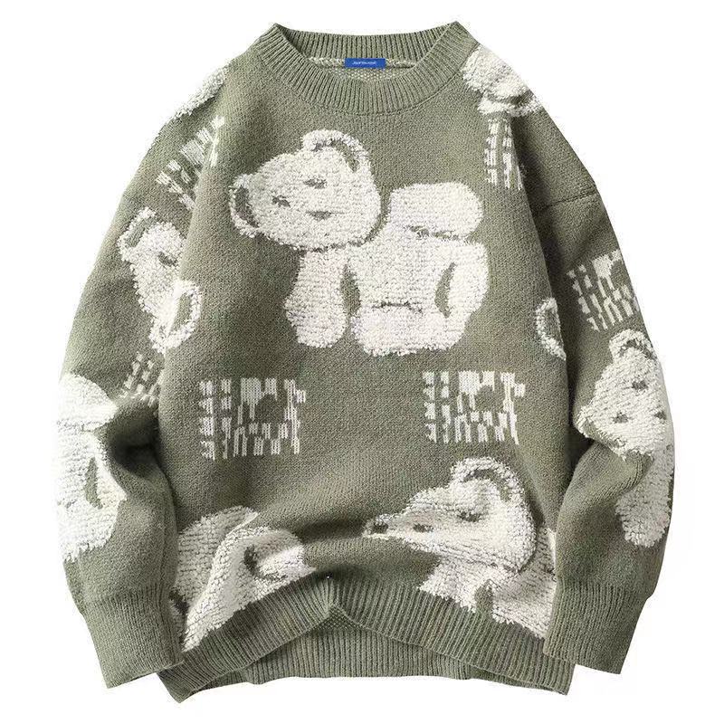 CH Vintage Bear Pattern Sweater