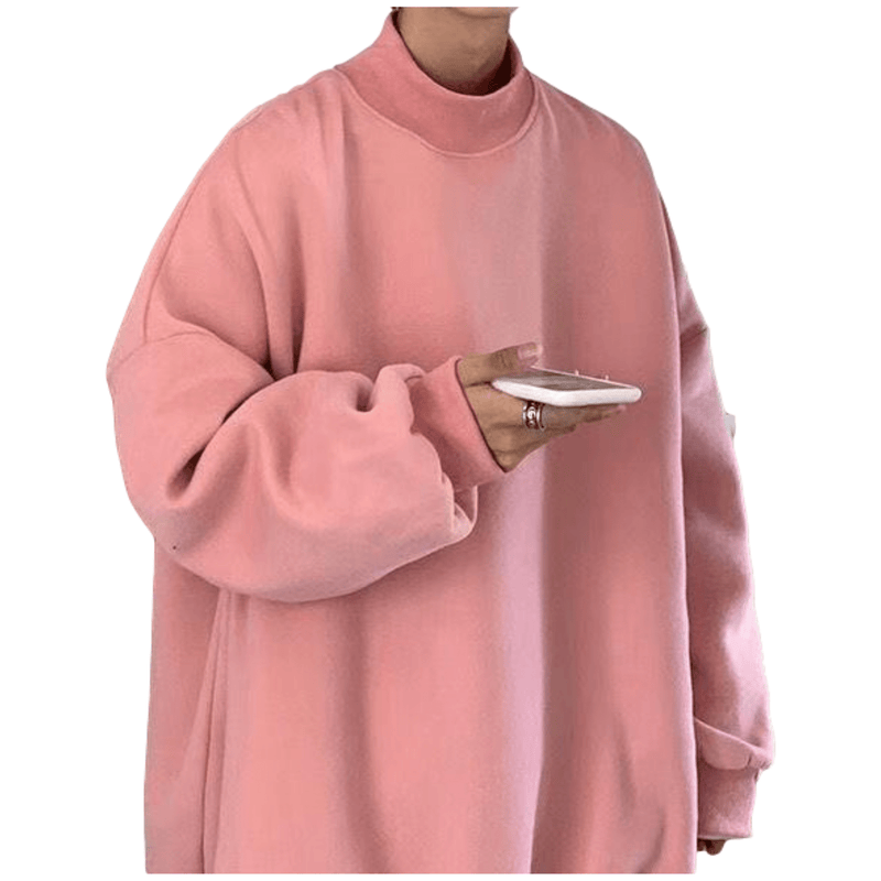 CH High-Neck Oversized Hoodie