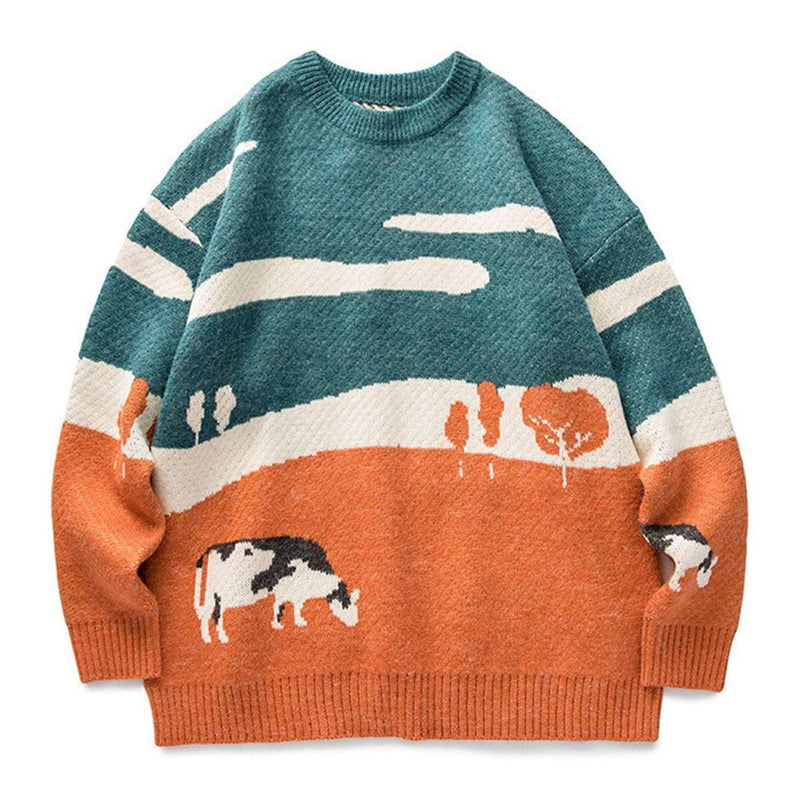 CH Knitted Cow Sweater