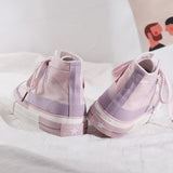 Women's Pink canvas shoes - Chiggate