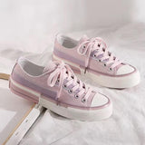 Women's Pink canvas shoes - Chiggate