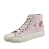 Women's strawberry canvas shoes - Chiggate